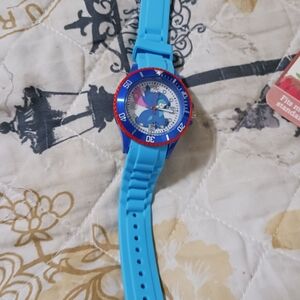 Stitch Blue and Red Children's Watch